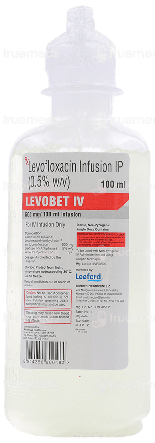 Levobet Iv Infusion 100Ml